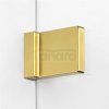 NEW TRENDY Kabina prysznicowa pięciokątna AVEXA GOLD BRUSHED 100x80 EXK-3859 Lewa